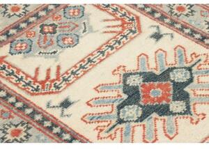 Tappeto Kazak Stilizzato Avorio Blu 60x90 Cm