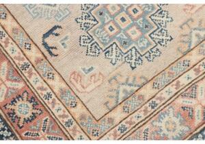 Tappeto Kazak Geometrico Beige Blu 77x127 Cm