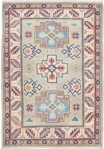 Tappeto Kazak Stilizzato Beige Azzurro 61x91 Cm