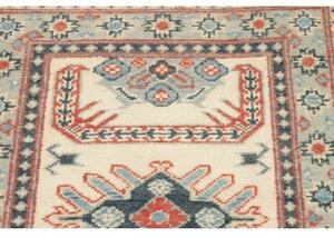 Tappeto Kazak Stilizzato Avorio Blu 60x90 Cm