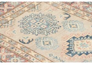 Tappeto Kazak Geometrico Beige Blu 77x127 Cm
