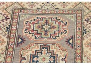 Tappeto Kazak Stilizzato Grigio Avorio 64x93 Cm
