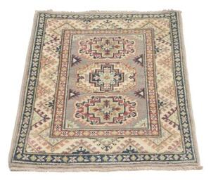 Tappeto Kazak Stilizzato Grigio Avorio 64x93 Cm
