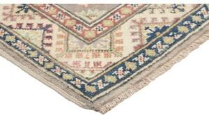 Tappeto Kazak Stilizzato Grigio Avorio 64x93 Cm