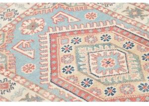 Tappeto Kazak Stilizzato Azzurro Beige 61x85 Cm
