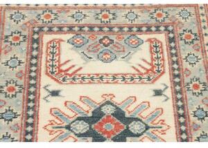 Tappeto Kazak Stilizzato Avorio Blu 60x90 Cm