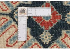 Tappeto Kazak Stilizzato Avorio Blu 60x90 Cm