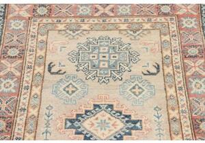 Tappeto Kazak Geometrico Beige Blu 77x127 Cm