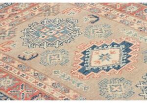 Tappeto Kazak Geometrico Beige Blu 82x116 Cm