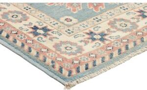 Tappeto Kazak Stilizzato Azzurro Beige 79x130 Cm