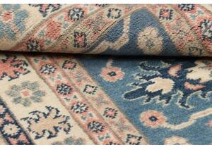 Tappeto Kazak Stilizzato Blu Avorio 77x130 Cm