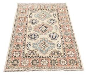 Tappeto Kazak Geometrico Avorio Rosa Antico 87x136 Cm