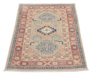 Tappeto Kazak Geometrico Beige Blu 82x116 Cm