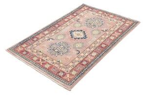 Tappeto Kazak Stilizzato Rosa Antico Blu 84x130 Cm