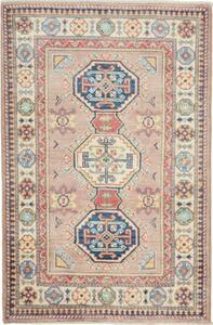 Tappeto Kazak Stilizzato Rosa Blu 82x126 Cm