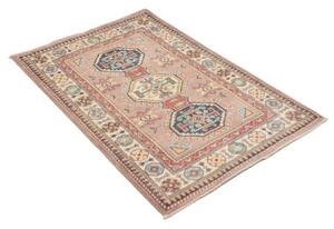 Tappeto Kazak Stilizzato Rosa Blu 82x126 Cm