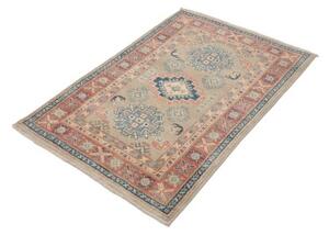 Tappeto Kazak Geometrico Beige Blu 82x116 Cm