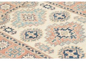 Tappeto Kazak Geometrico Avorio Rosa Antico 87x136 Cm