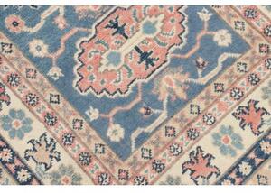 Tappeto Kazak Stilizzato Blu Avorio 77x130 Cm