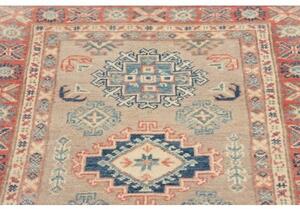 Tappeto Kazak Geometrico Beige Blu 82x116 Cm