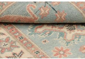 Tappeto Kazak Stilizzato Celeste Avorio 82x122 Cm