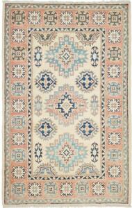 Tappeto Kazak Geometrico Avorio Rosa Antico 87x136 Cm