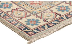 Tappeto Kazak Geometrico Grigio Blu 83x125 Cm