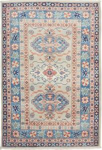 Tappeto Kazak Stilizzato Azzurro Beige 79x118 Cm