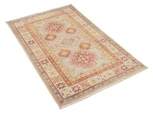 Tappeto Kazak Stilizzato Beige Rosso 83x125 Cm