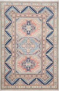 Tappeto Kazak Geometrico Grigio Blu 82x124 Cm