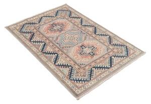 Tappeto Kazak Geometrico Grigio Blu 82x124 Cm