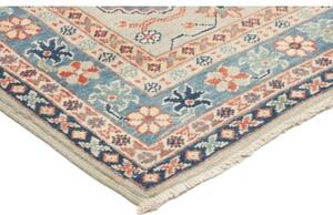 Tappeto Kazak Stilizzato Azzurro Beige 79x118 Cm