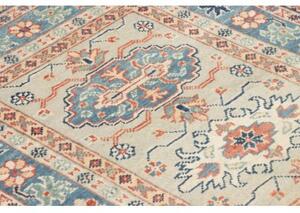 Tappeto Kazak Stilizzato Azzurro Beige 79x118 Cm