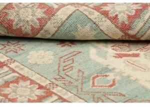 Tappeto Kazak Stilizzato Azzurro Corallo 81x124 Cm