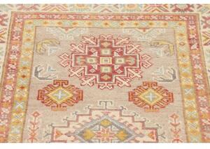 Tappeto Kazak Stilizzato Beige Rosso 83x125 Cm
