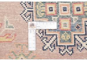 Tappeto Kazak Stilizzato Rosa Antico Blu 84x130 Cm