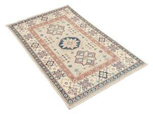 Tappeto Kazak Geometrico Avorio Blu 78x125 Cm