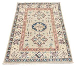 Tappeto Kazak Geometrico Avorio Blu 78x125 Cm