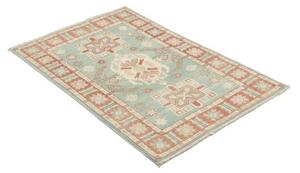 Tappeto Kazak Stilizzato Azzurro Corallo 81x124 Cm