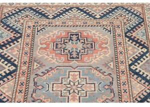 Tappeto Kazak Geometrico Grigio Blu 82x124 Cm