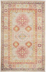 Tappeto Kazak Stilizzato Beige Rosso 83x125 Cm