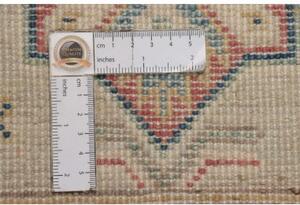 Tappeto Kazak Geometrico Avorio Blu 78x125 Cm