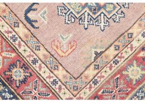 Tappeto Kazak Stilizzato Rosa Antico Blu 84x130 Cm