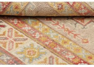 Tappeto Kazak Stilizzato Beige Rosso 83x125 Cm