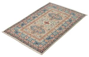 Tappeto Kazak Stilizzato Azzurro Beige 79x118 Cm