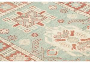 Tappeto Kazak Stilizzato Azzurro Corallo 81x124 Cm