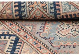 Tappeto Kazak Geometrico Grigio Blu 82x124 Cm