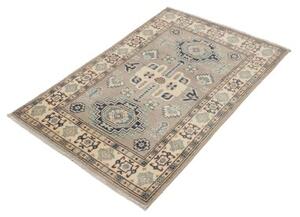 Tappeto Kazak Stilizzato Tortora Avorio 83x125 Cm