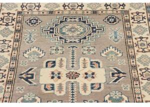 Tappeto Kazak Stilizzato Tortora Avorio 83x125 Cm