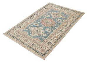 Tappeto Kazak Stilizzato Azzurro Avorio 95x138 Cm